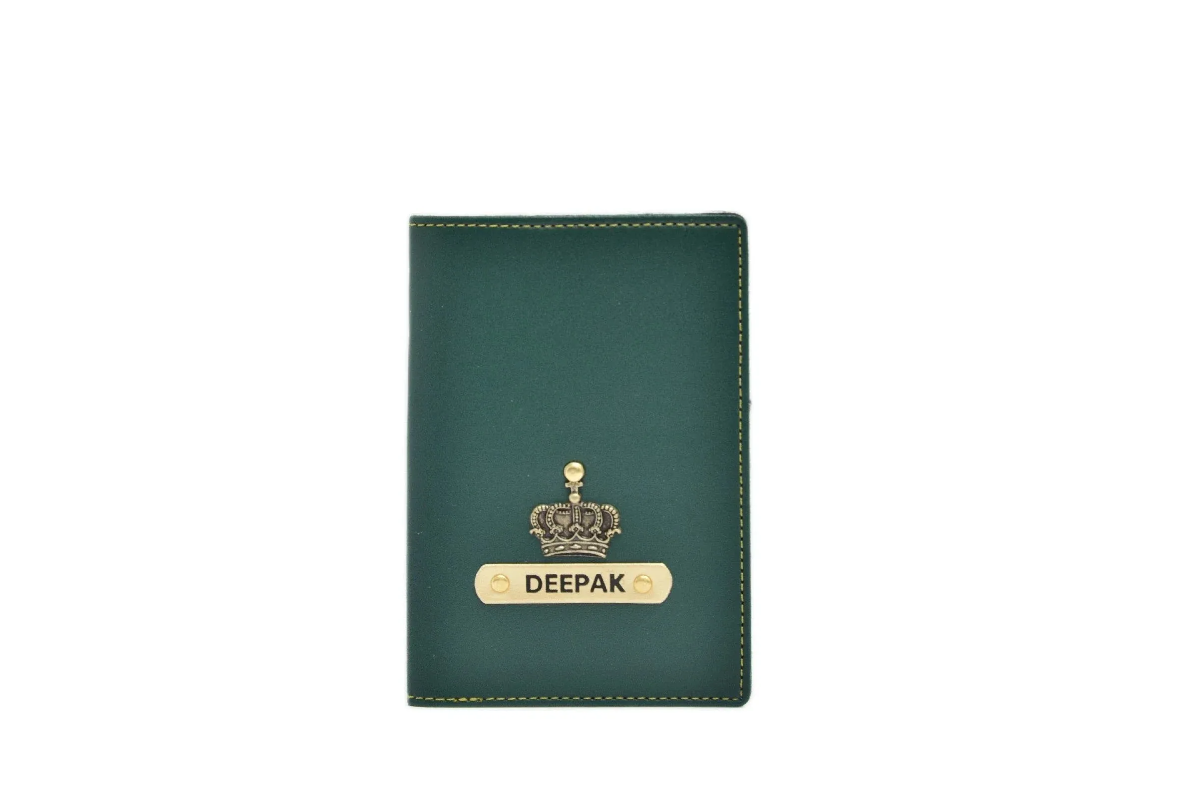 Personalized Passport Cover - Olive Green