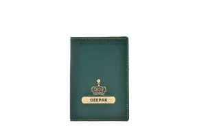 Personalized Passport Cover - Olive Green