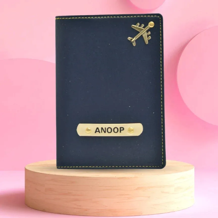Personalized Passport Cover - Royal Blue
