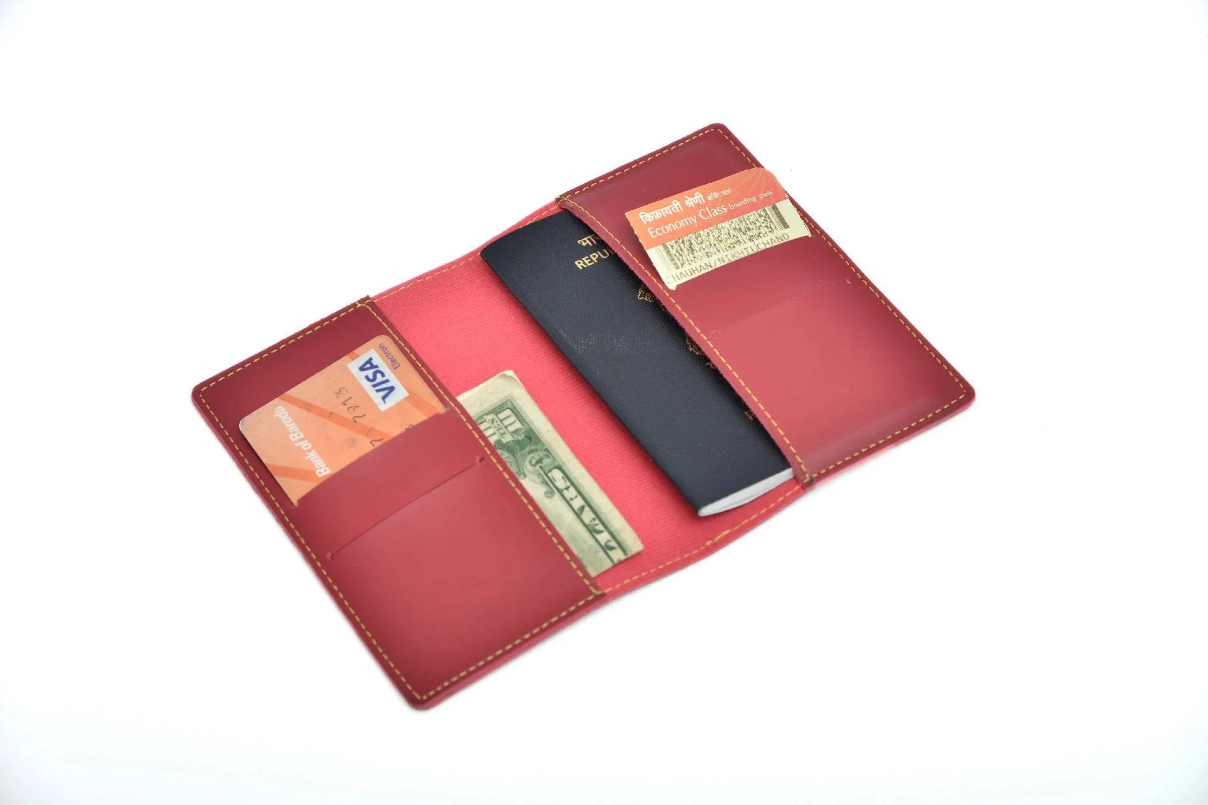 Personalized Passport Cover - Wine