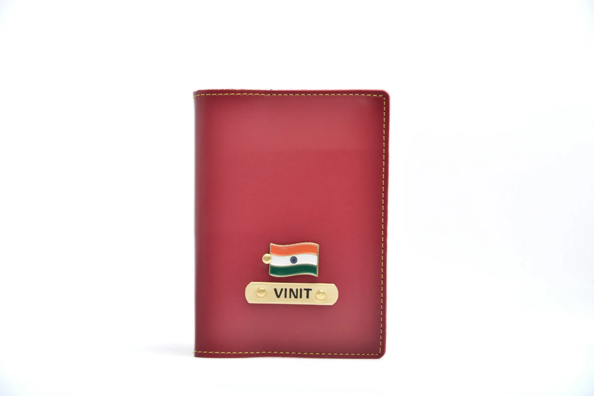 Personalized Passport Cover - Wine