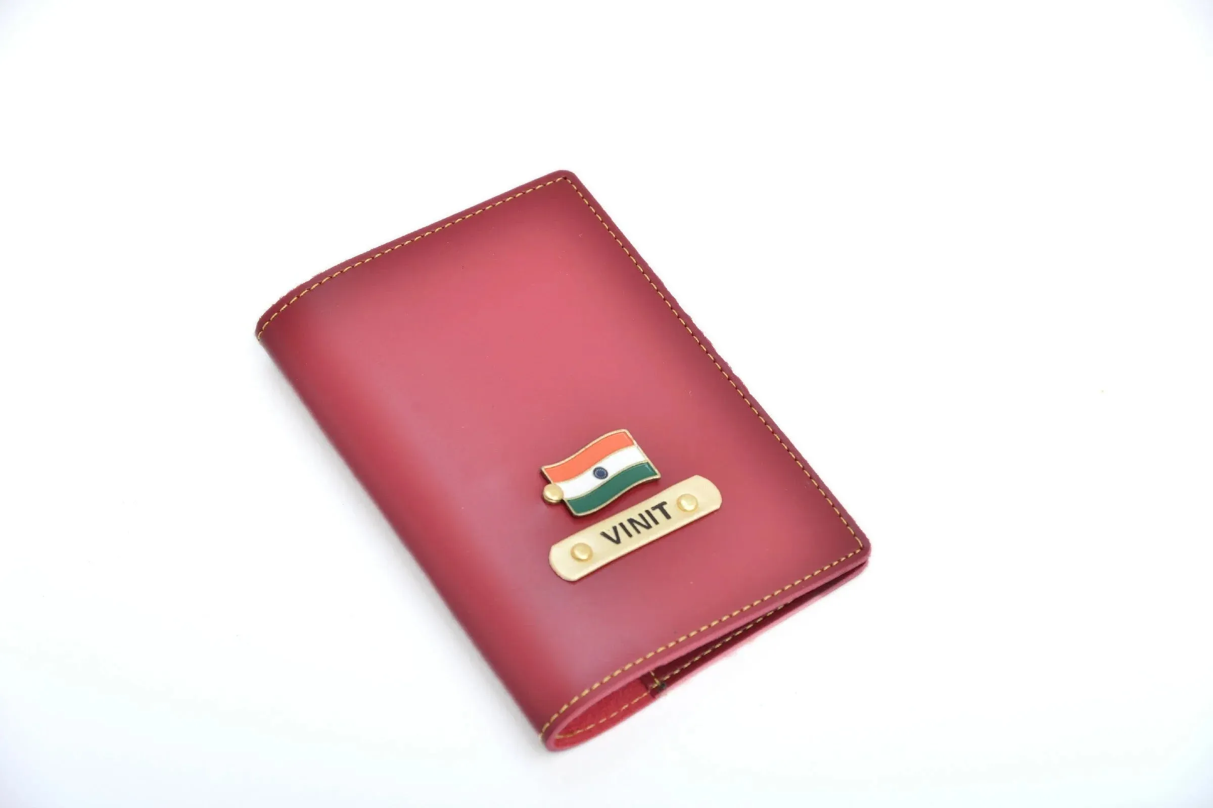Personalized Passport Cover - Wine
