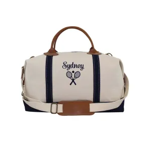 Personalized Tennis Weekender Duffel Bag