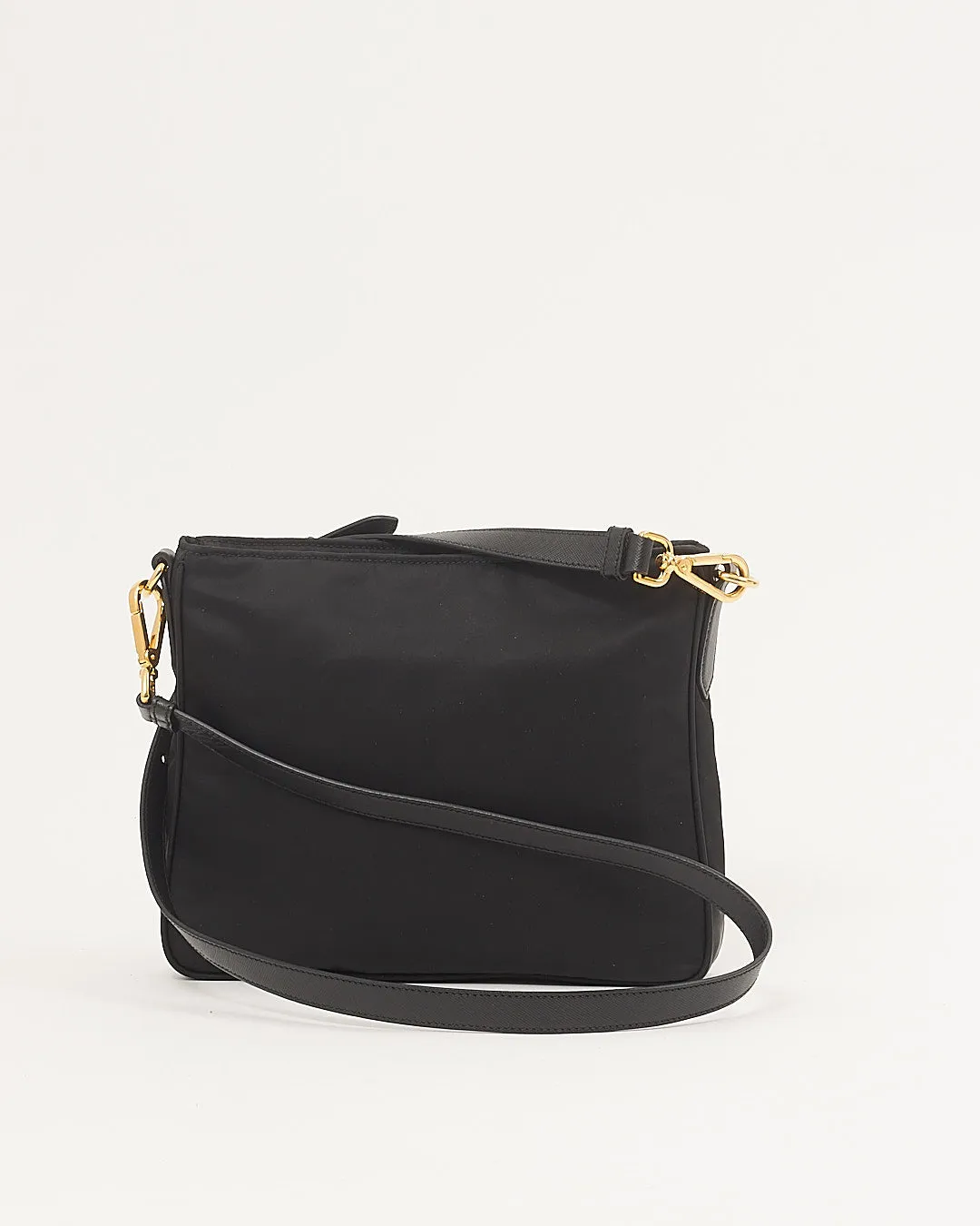 Prada Black Nylon Tessuto Crossbody Messenger Bag