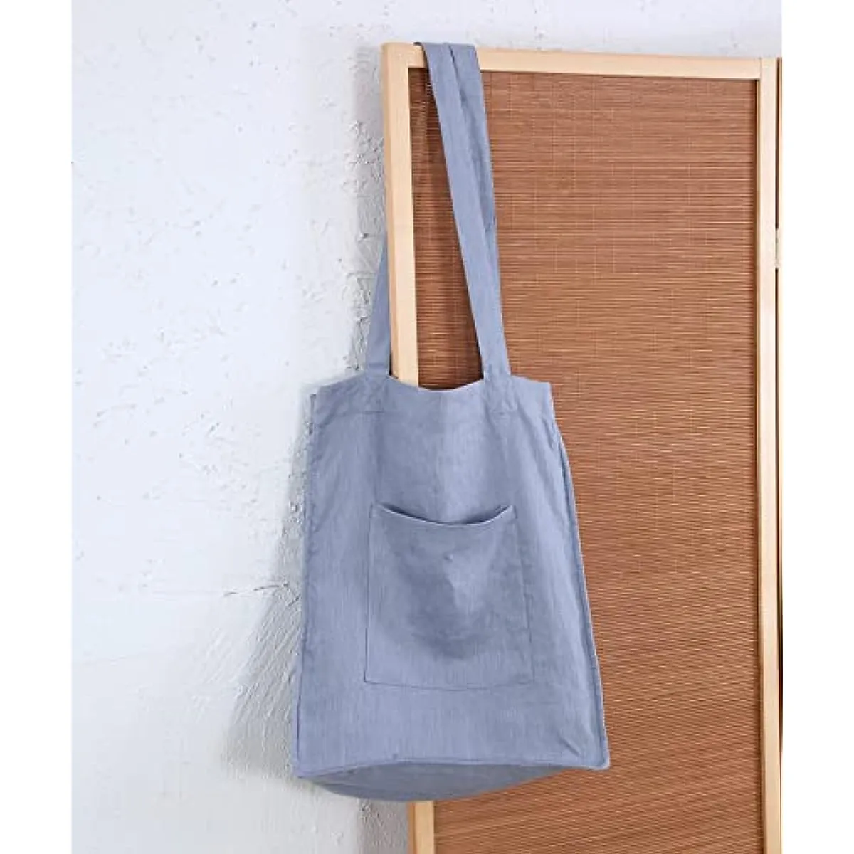 Pure Linen Reusable Grocery Tote Bags
