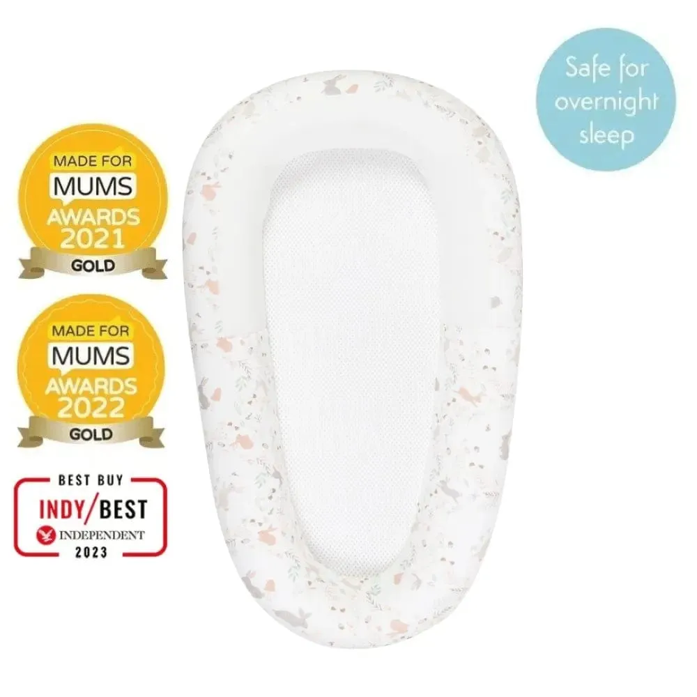 Purflo Sleep Tight Baby Bed - Storybook Nutmeg