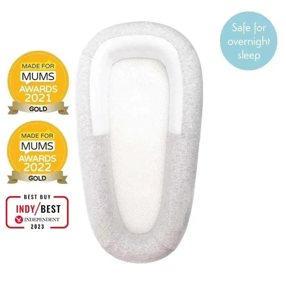 Purflo Sleep Tight Baby Bed with Spare Cover - Minimal Grey