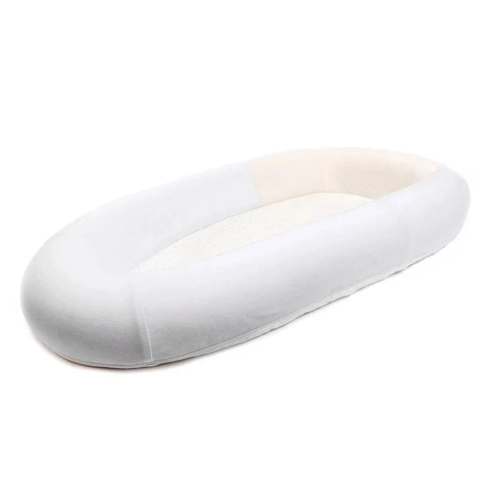 Purflo Sleep Tight Baby Bed with Spare Cover - Soft White