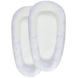 Purflo Sleep Tight Baby Bed with Spare Cover - Stargazer White