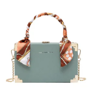 purses and handbags Fashion square box silk scarf accessories women's messenger bag sac a main femme bags for women 2020