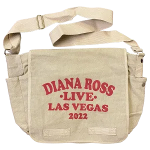 "Vintage Text" Las Vegas Messenger Bag