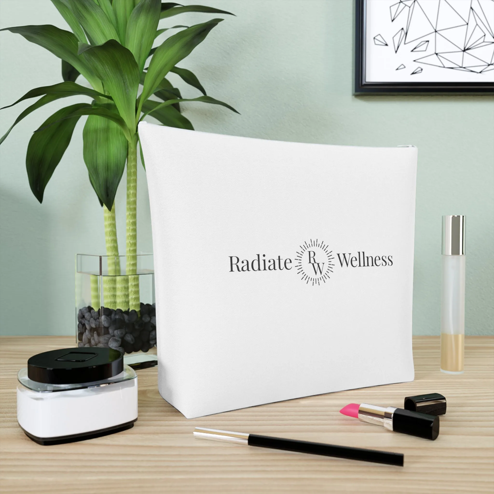 Radiate Wellness Cotton Cosmetic Bag