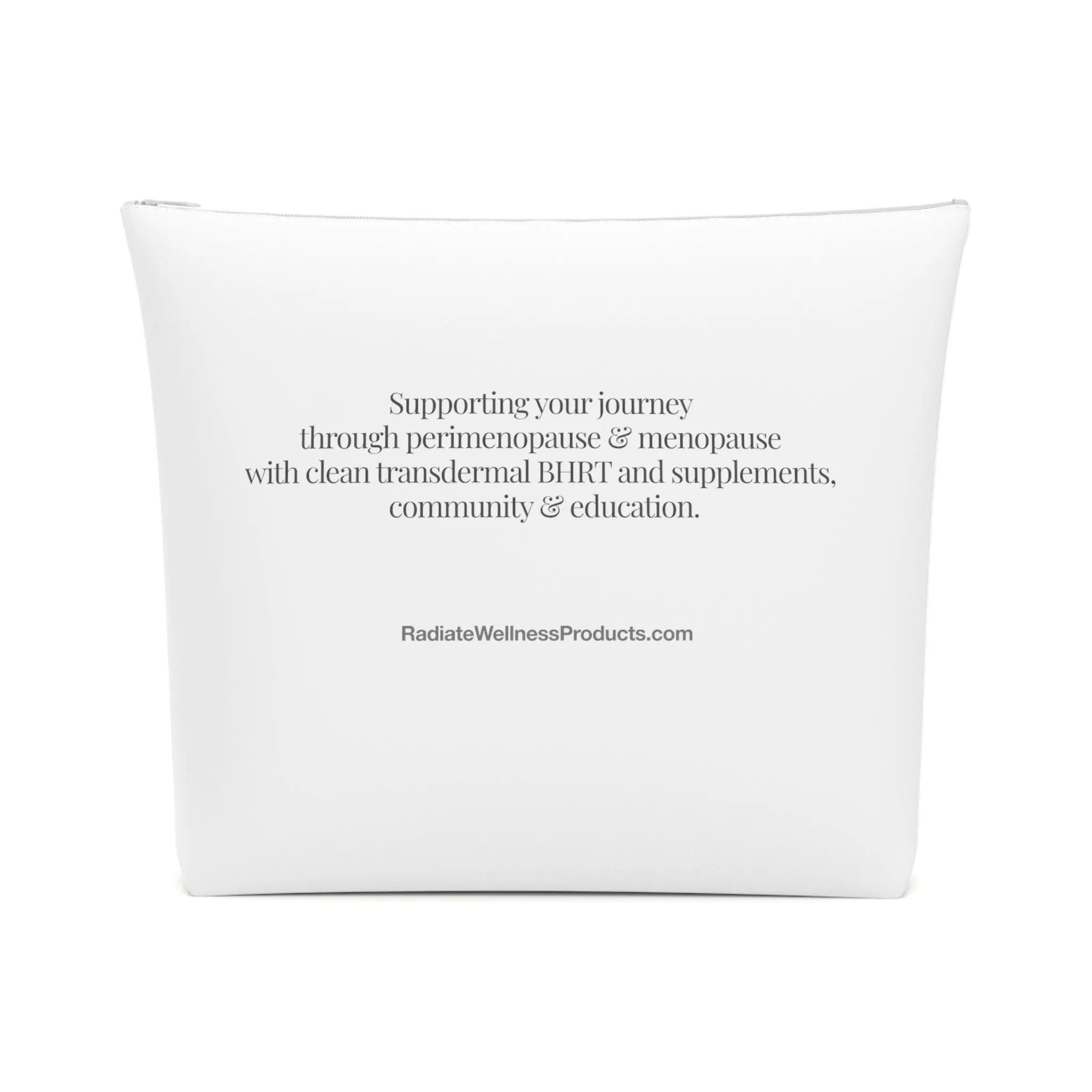 Radiate Wellness Cotton Cosmetic Bag