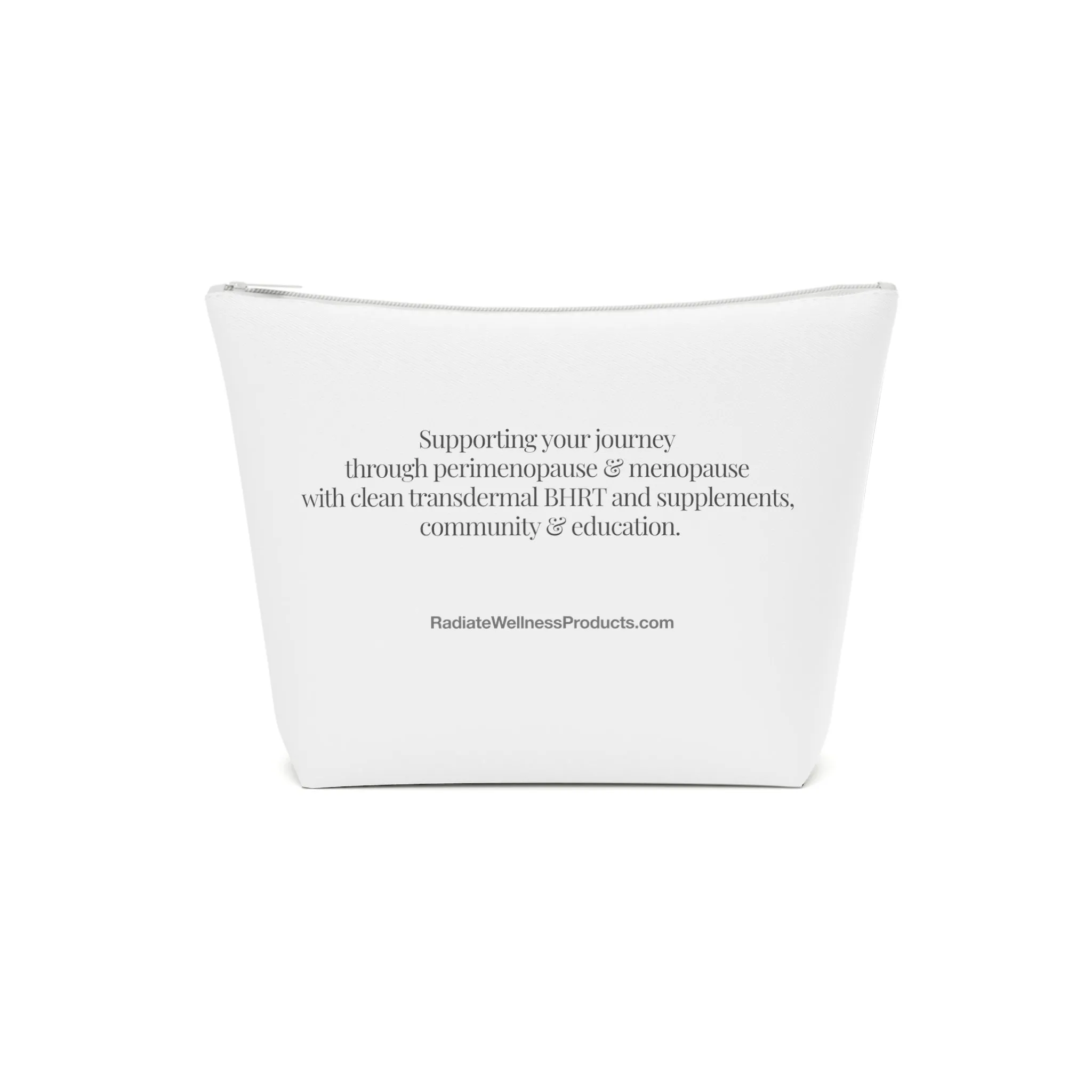 Radiate Wellness Cotton Cosmetic Bag