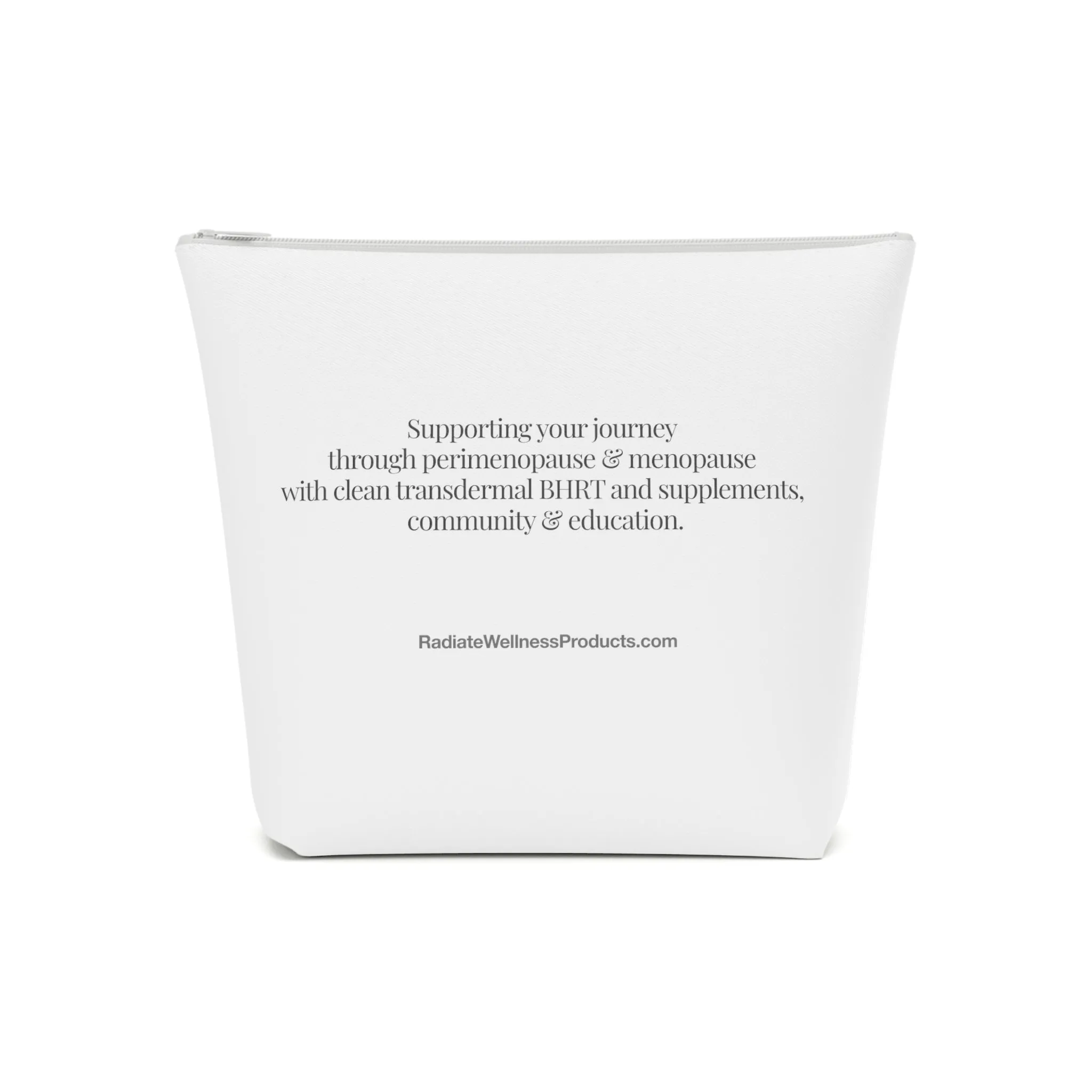 Radiate Wellness Cotton Cosmetic Bag