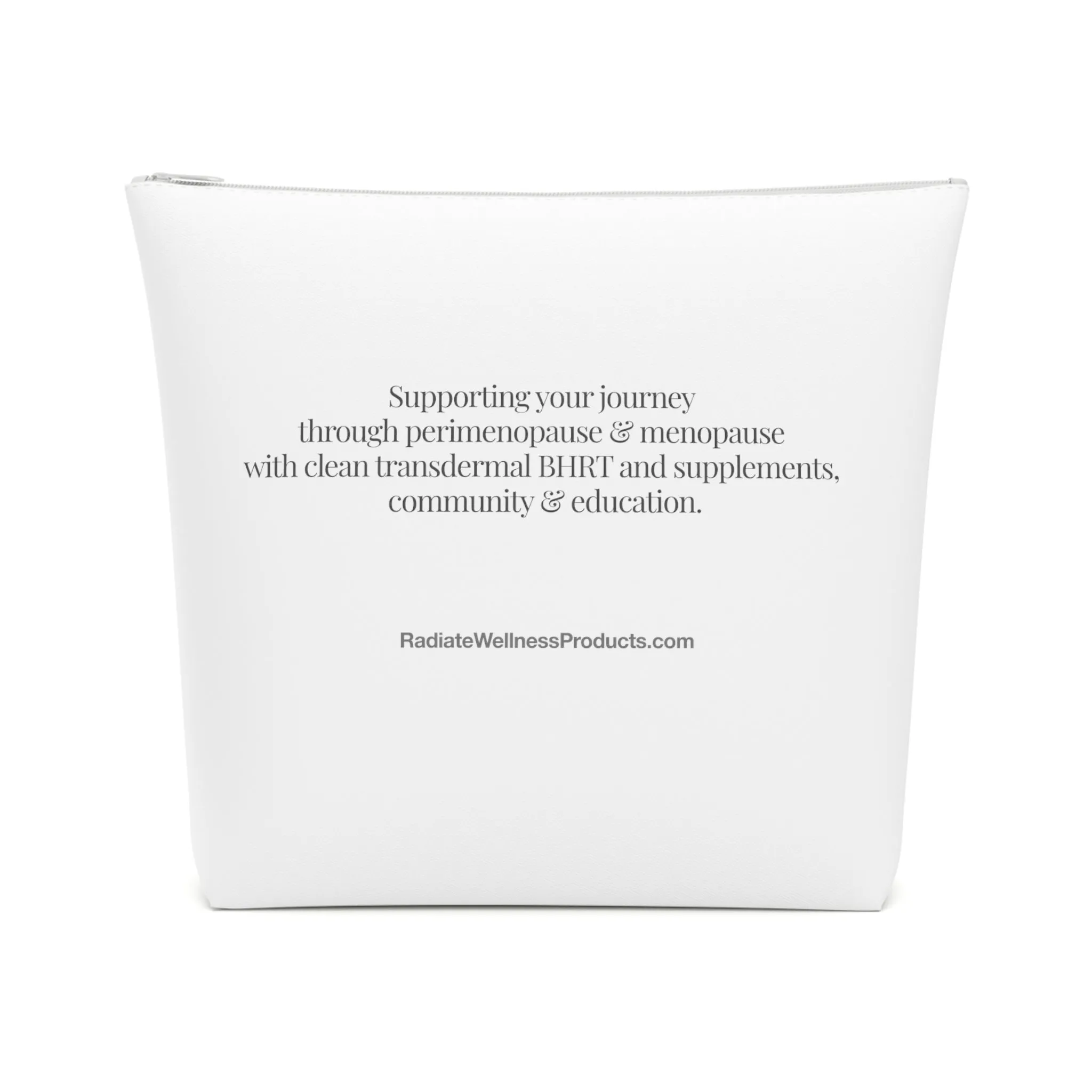 Radiate Wellness Cotton Cosmetic Bag