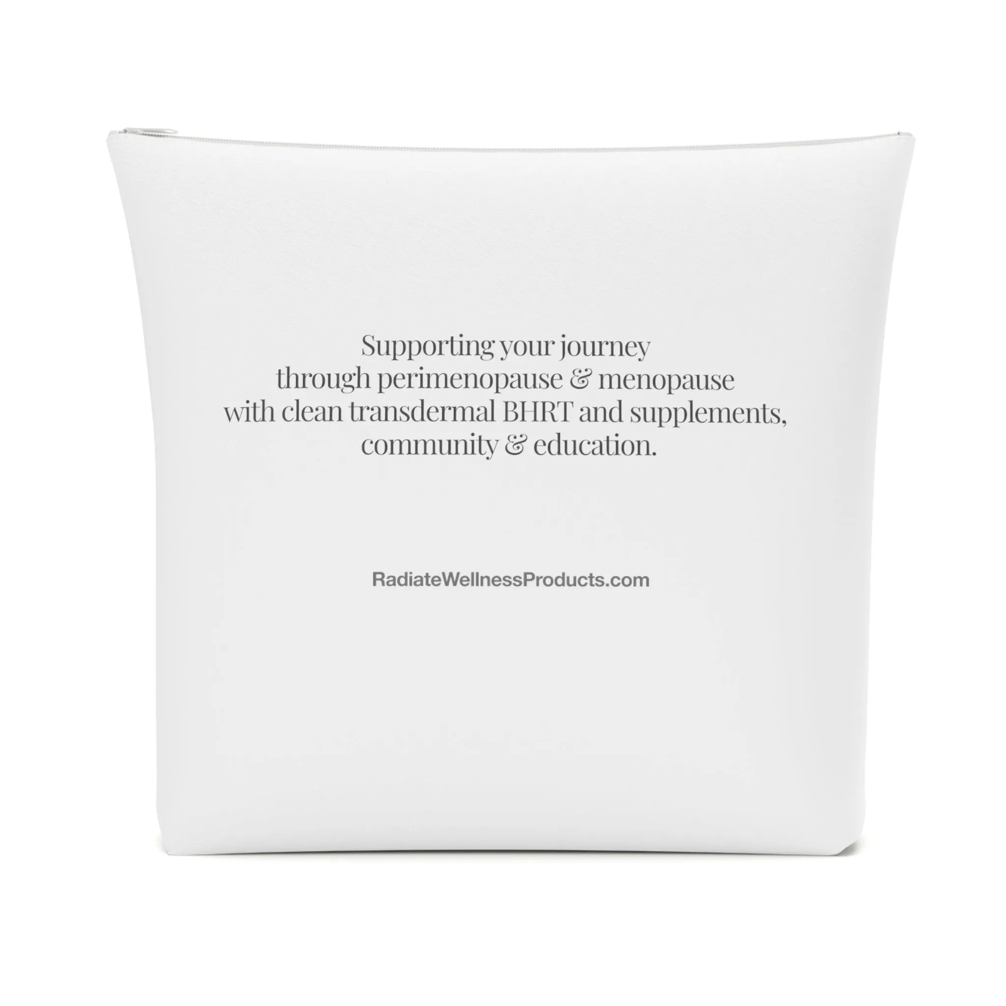 Radiate Wellness Cotton Cosmetic Bag