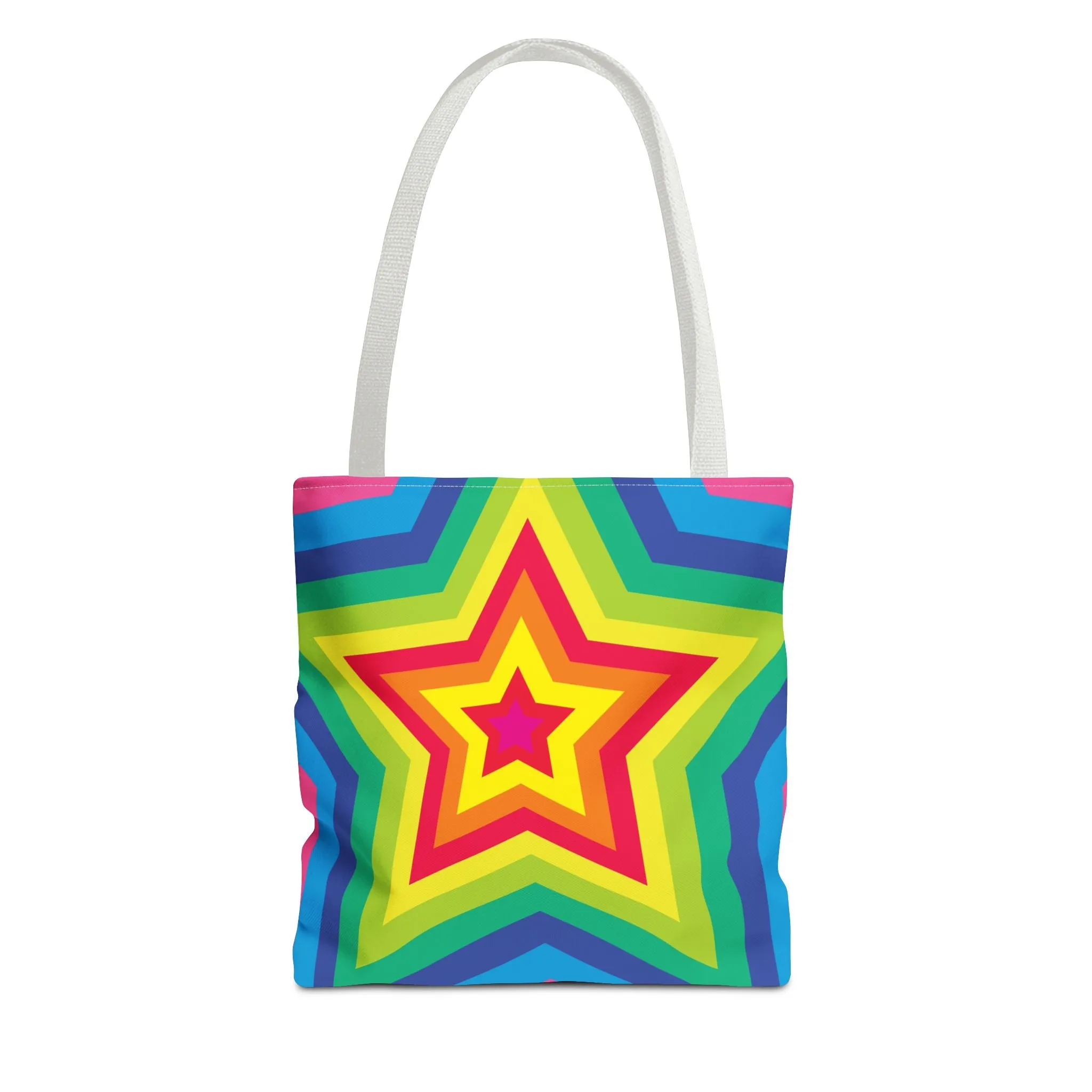 Rainbow Star Tote Bag