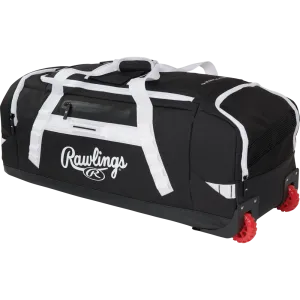 Rawlings Yadi 2 Wheeled Catcher's Bag: YADI2WHBG