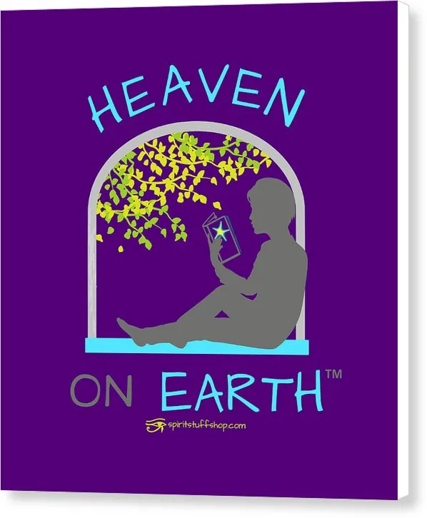 Reading Heaven On Earth - Canvas Print