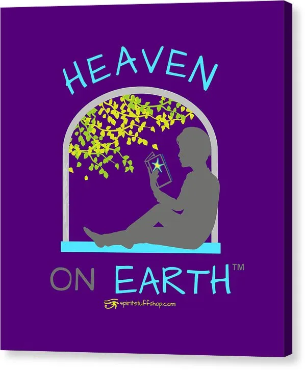 Reading Heaven On Earth - Canvas Print