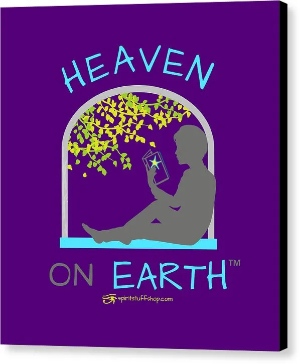 Reading Heaven On Earth - Canvas Print
