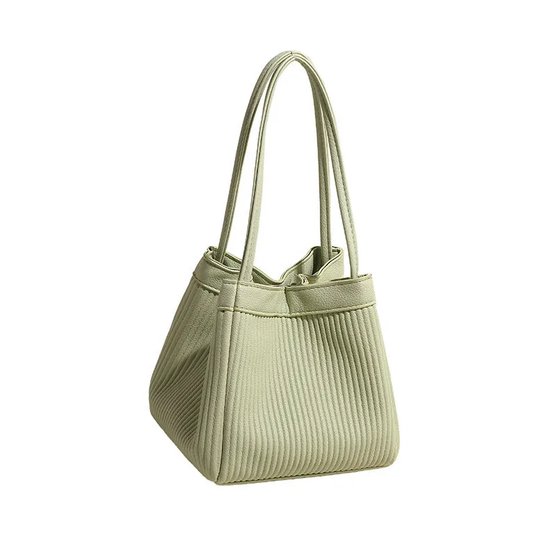 REALAIOT 2025 This year, niche hand-carried bucket bags women's bags popular new commuting versatile fashion Popular style shoulder messenger bags are popular.