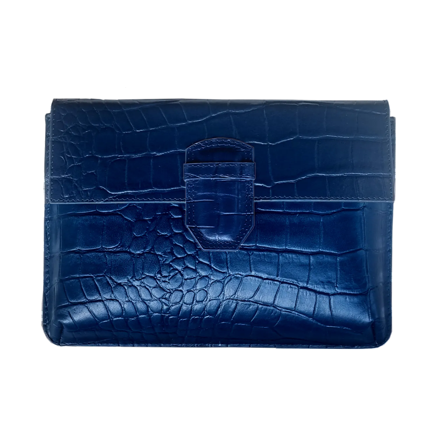 Reclaimed Leather Pouch - Saffron