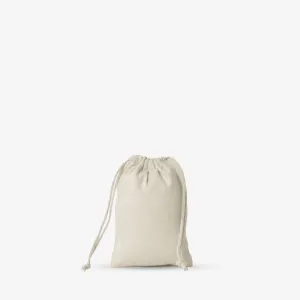 Recycled Cotton Canvas Drawstring bag 4x6 inches