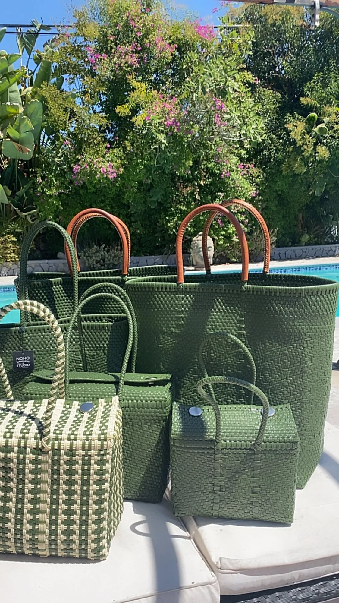 Recycled ♻️ Plastic Black Travel Bags - multi sizes