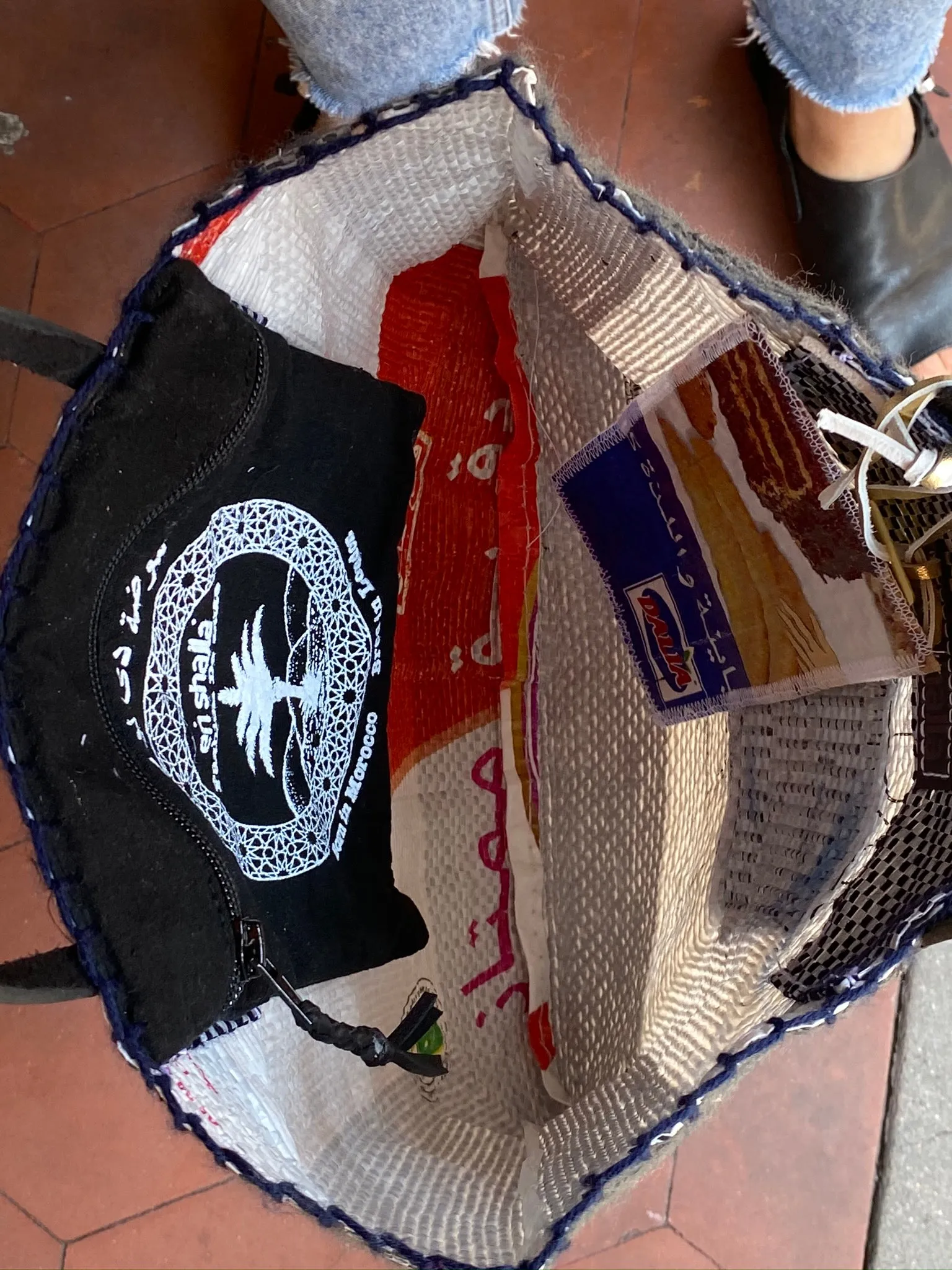 Recycled Summer Tote - Black