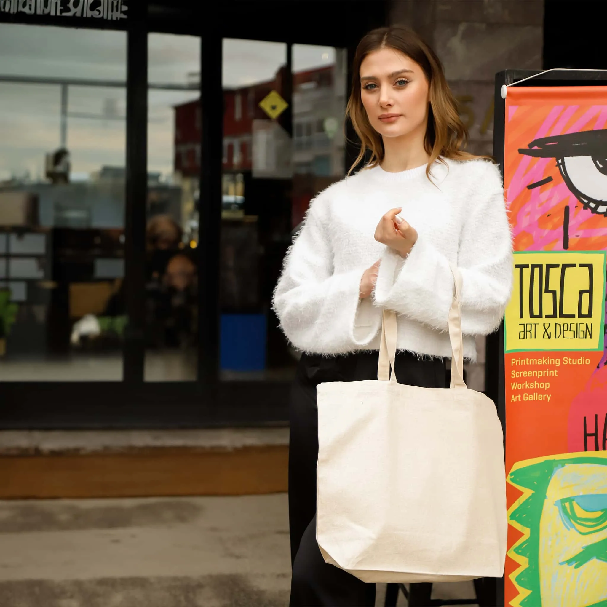 Recycled Trader's Canvas Tote