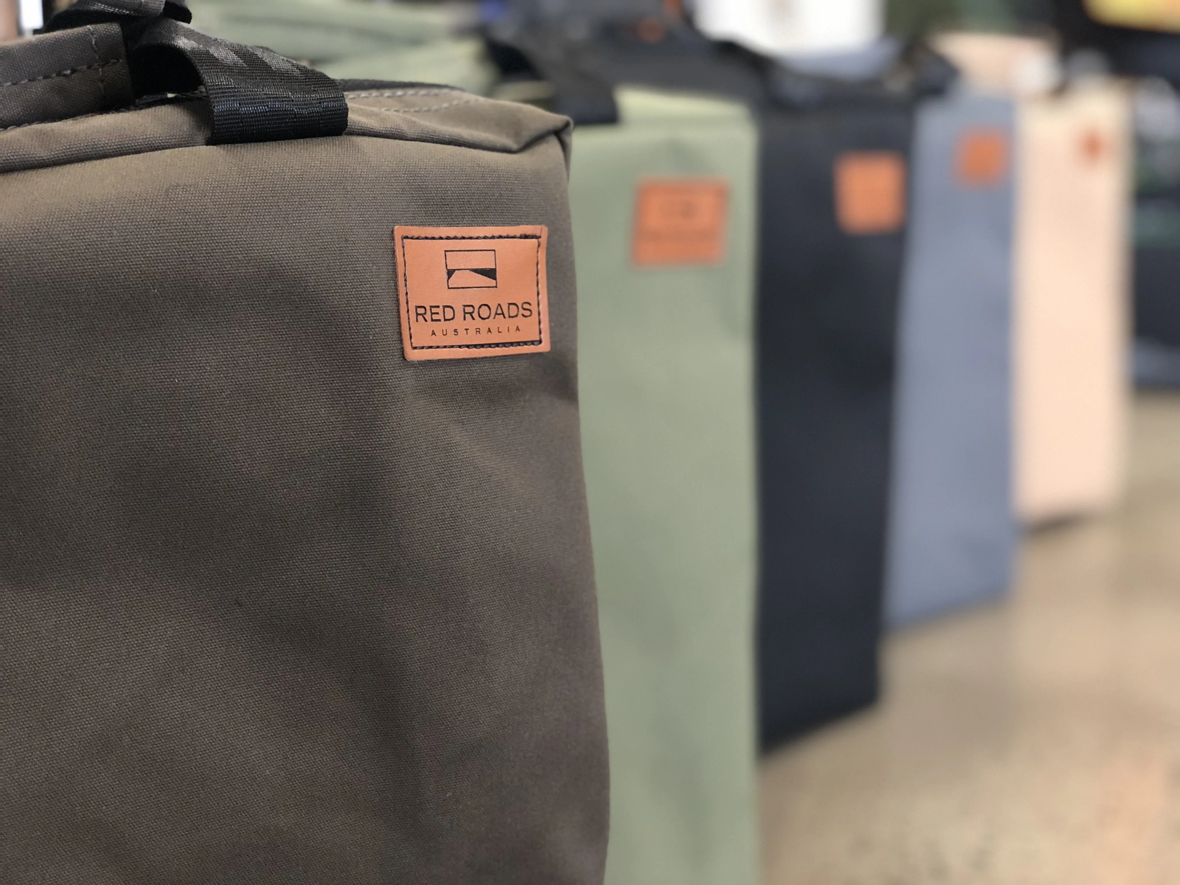 Red Roads Canvas - Bower Sheet - Made in Australia