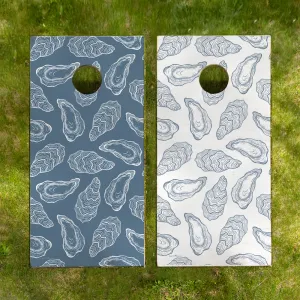 Repeating Oysters Cornhole Game Set