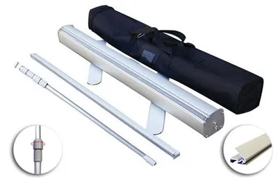 Retractable Roll Up Banner Stand 33" Stand