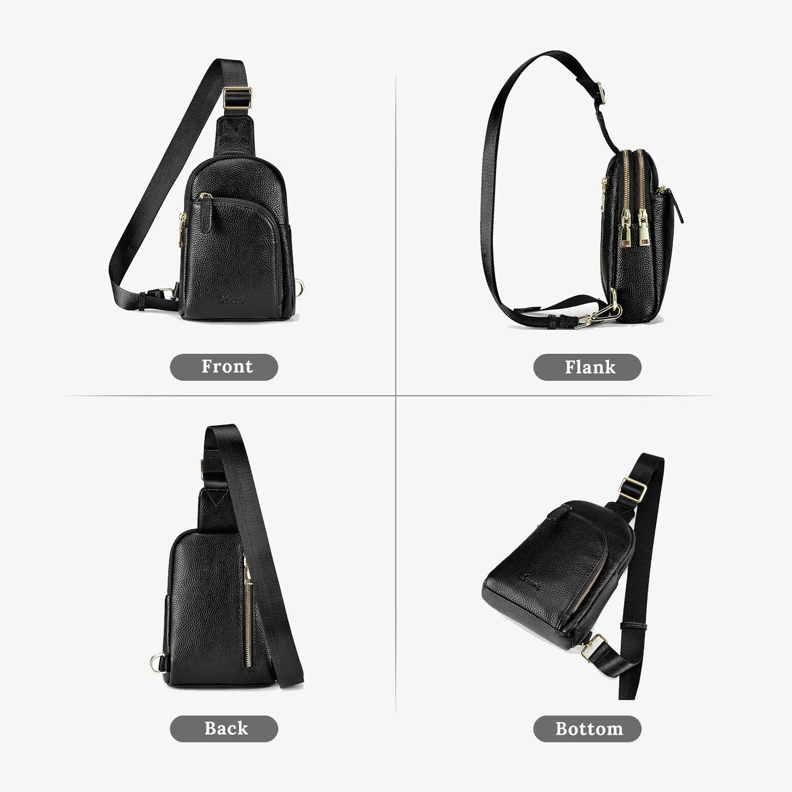 RFID Blocking Small Fanny Chest Bags