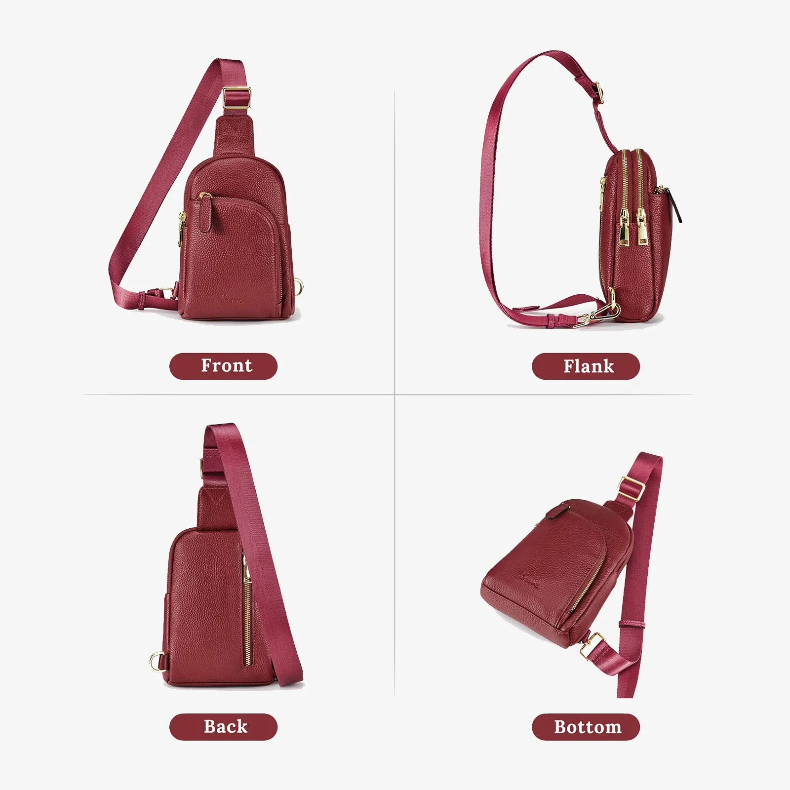 RFID Blocking Small Fanny Chest Bags