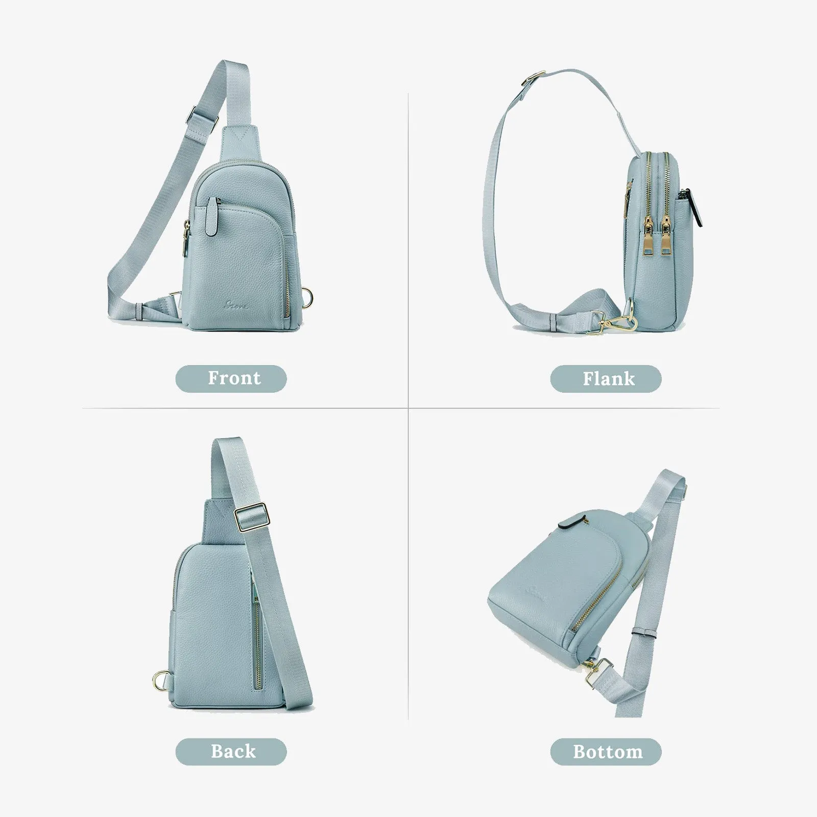 RFID Blocking Small Fanny Chest Bags