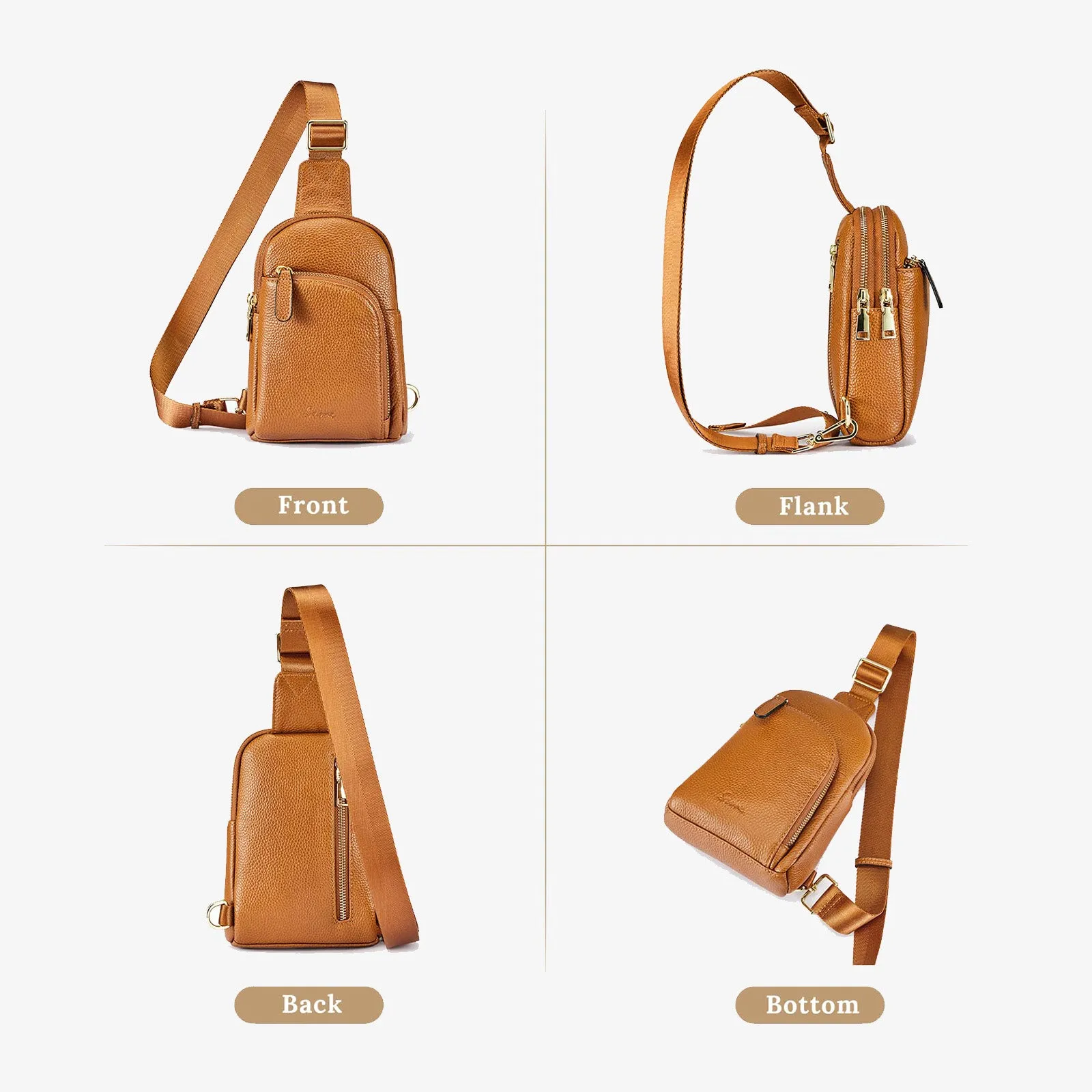 RFID Blocking Small Fanny Chest Bags