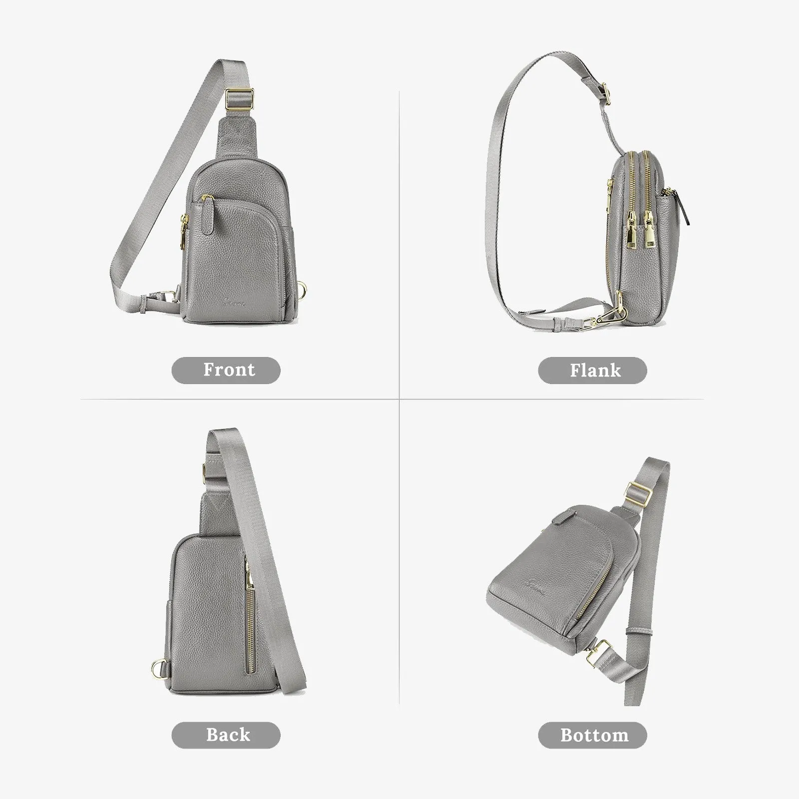 RFID Blocking Small Fanny Chest Bags