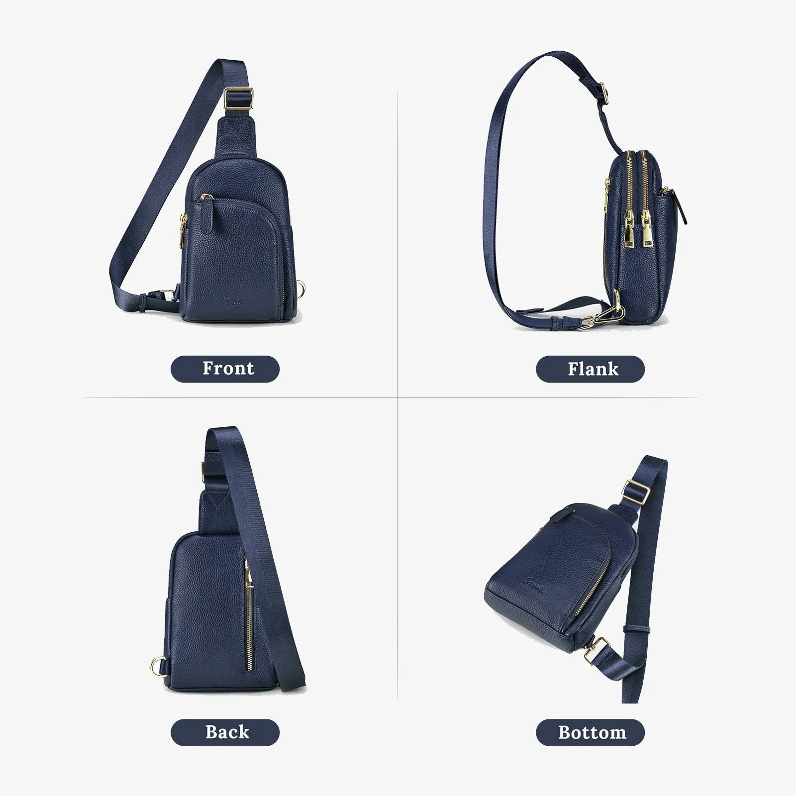 RFID Blocking Small Fanny Chest Bags