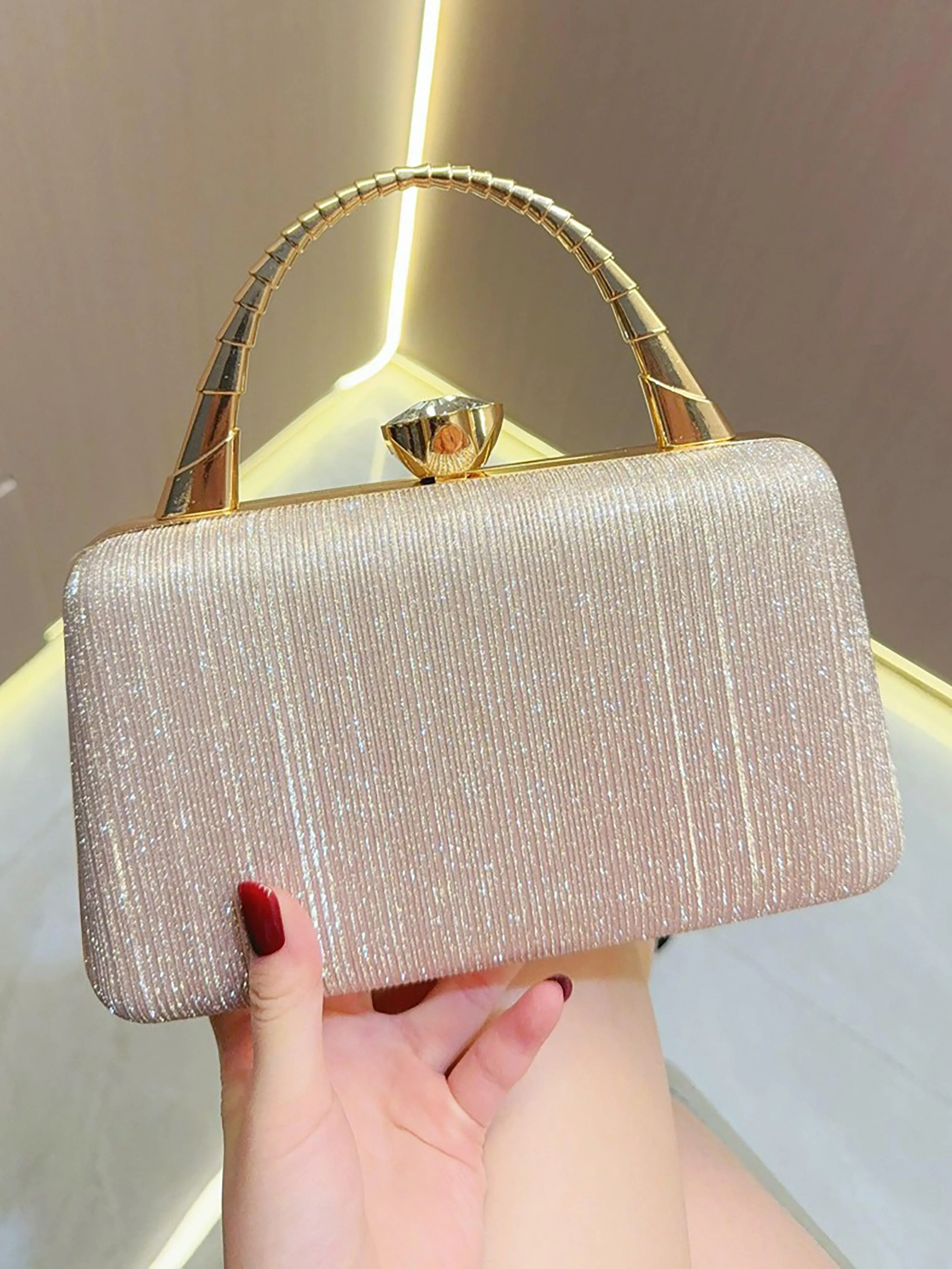Rhinestone Banquet Clutch Bags MNBF039