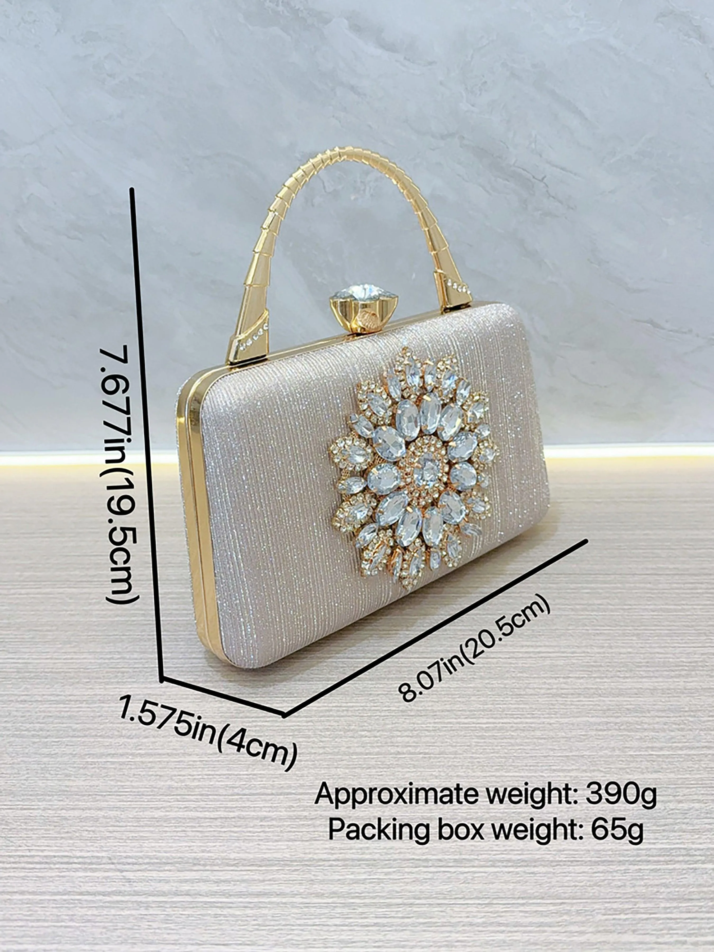 Rhinestone Banquet Clutch Bags MNBF039