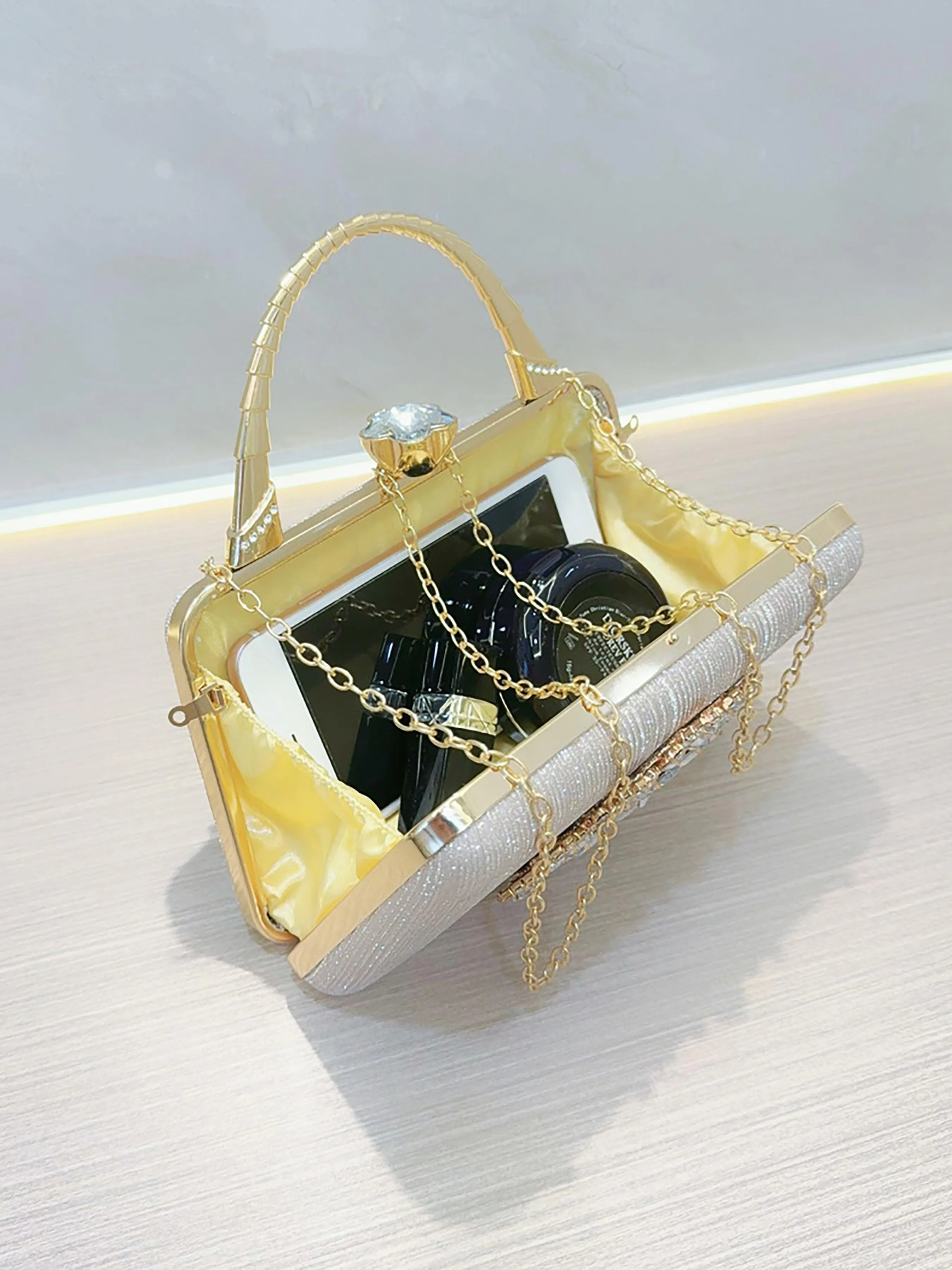 Rhinestone Banquet Clutch Bags MNBF039