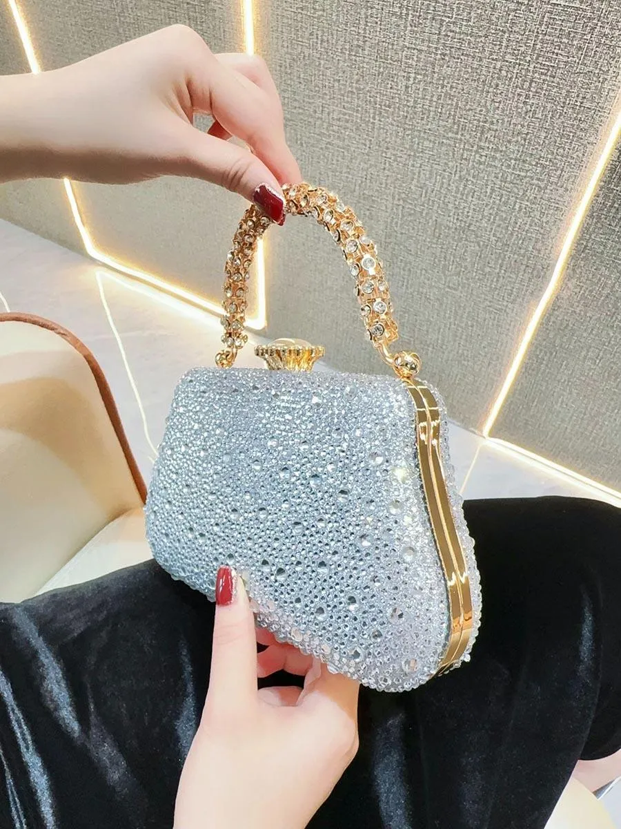 Rhinestone Luxury Evening Box Glitter Clutches MNBF114