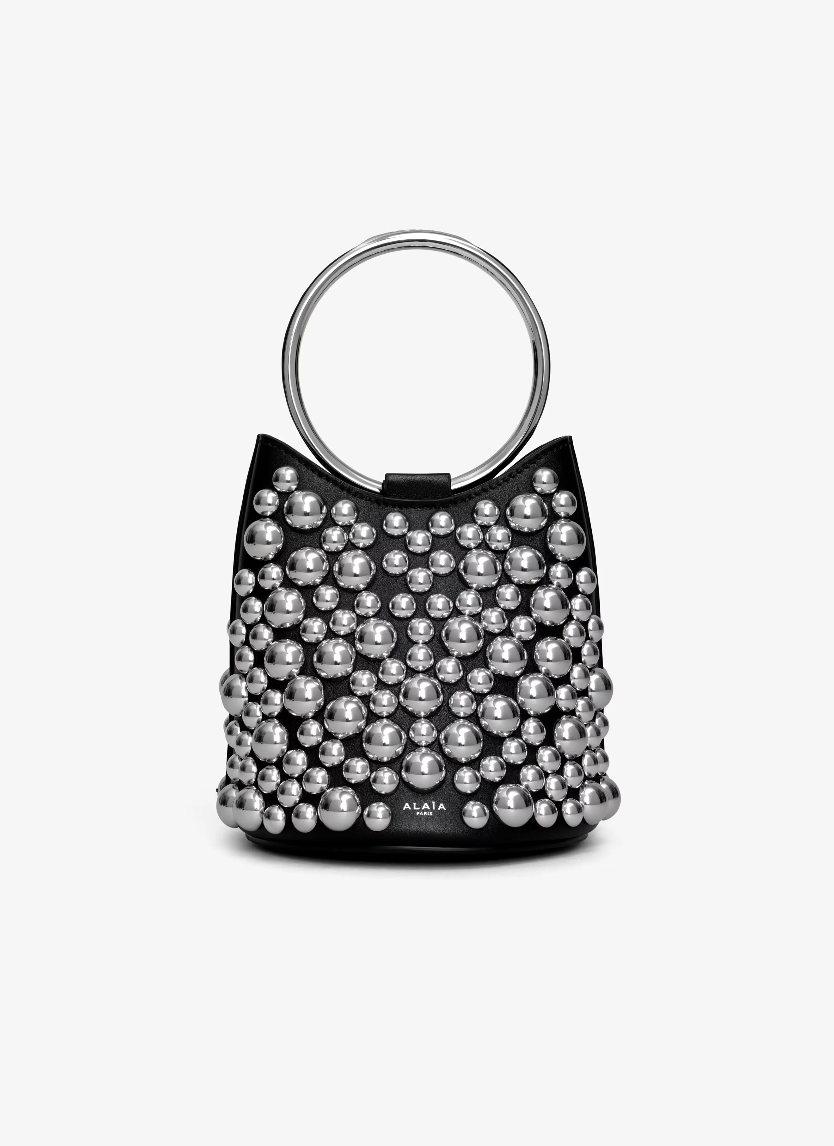 Ring Mini Bucket Bag With Spheres