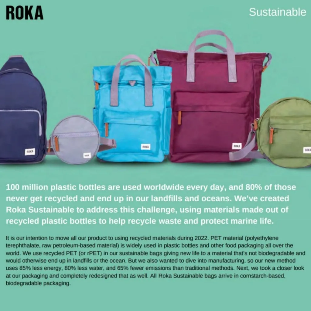 Roka Canfield B Recycled Nylon Medium Bags