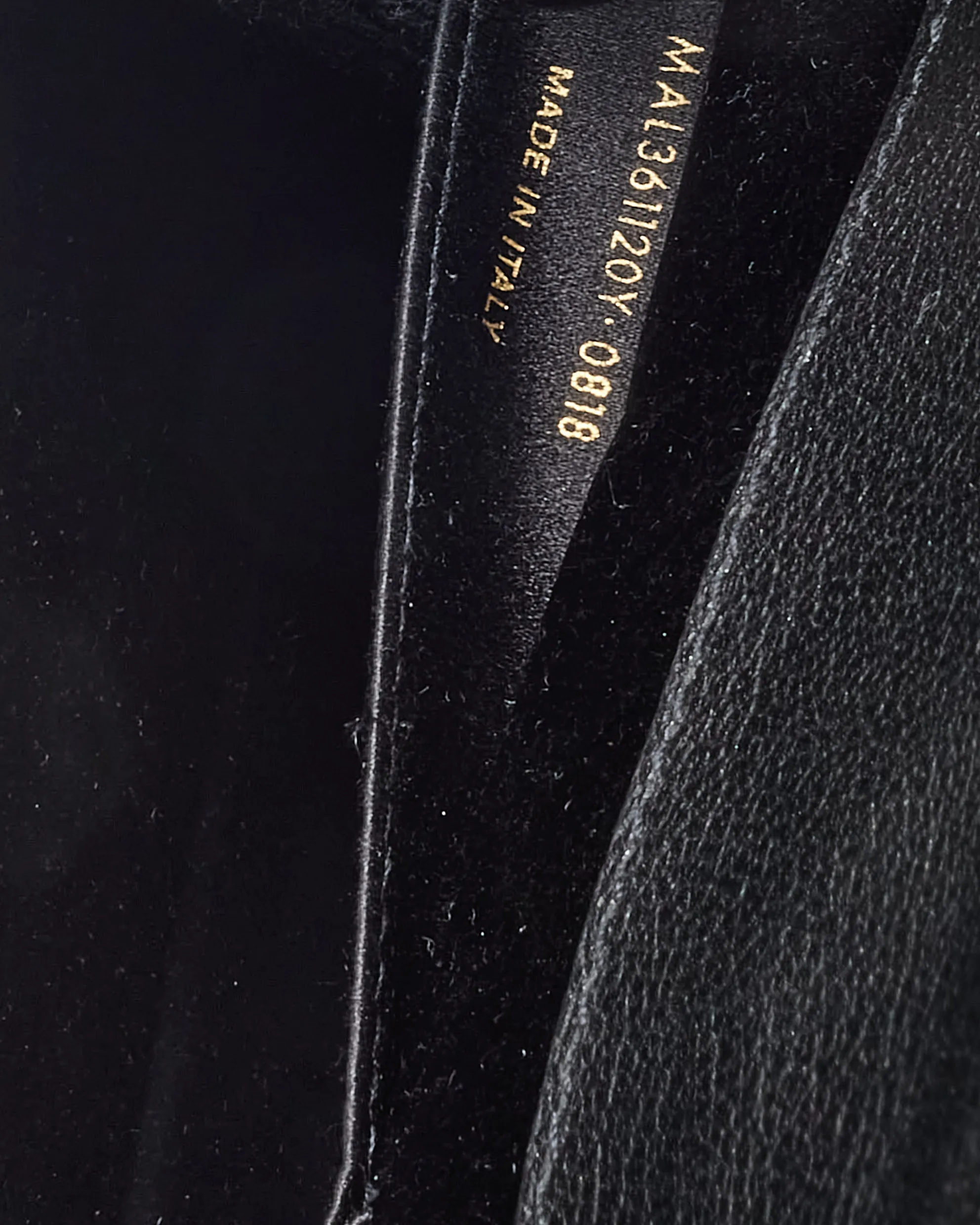 Saint Laurent Black Leather YSL Belle De Jour Clutch Bag