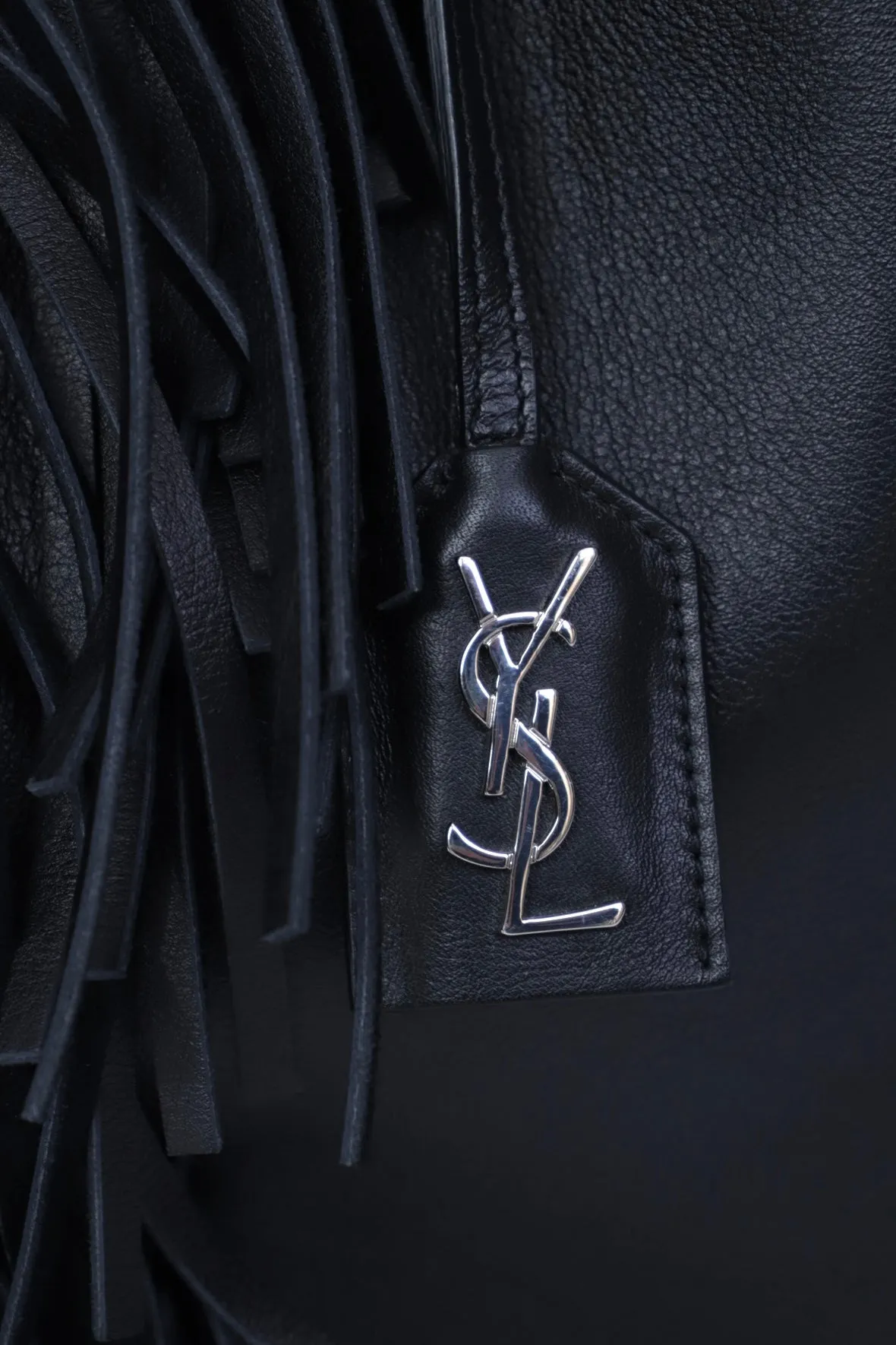 Saint Laurent Leather Fringe Backpack