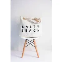 Salty Beach XL Tote Bag